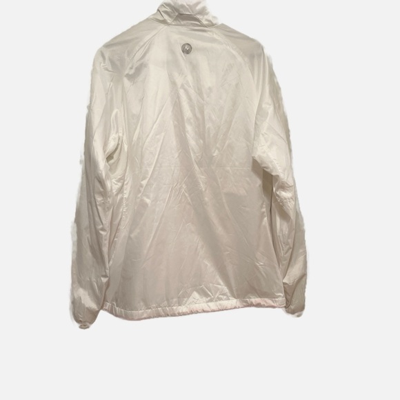 Marmot Spring Jacket white with orange trim and zippers size xl - Picture 4 of 10